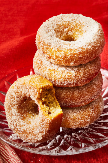 Baked Applesauce Donuts